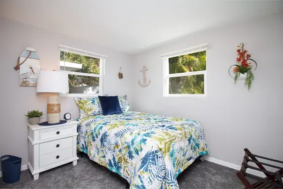 Bedroom 2 with a queen sized bed