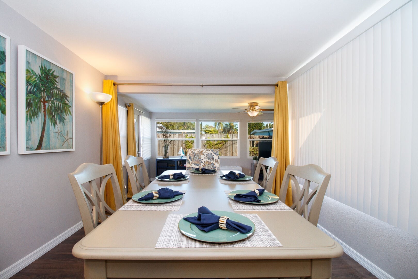 5 O'Clock Somewhere: Spacious dining table to enjoy meals with the family