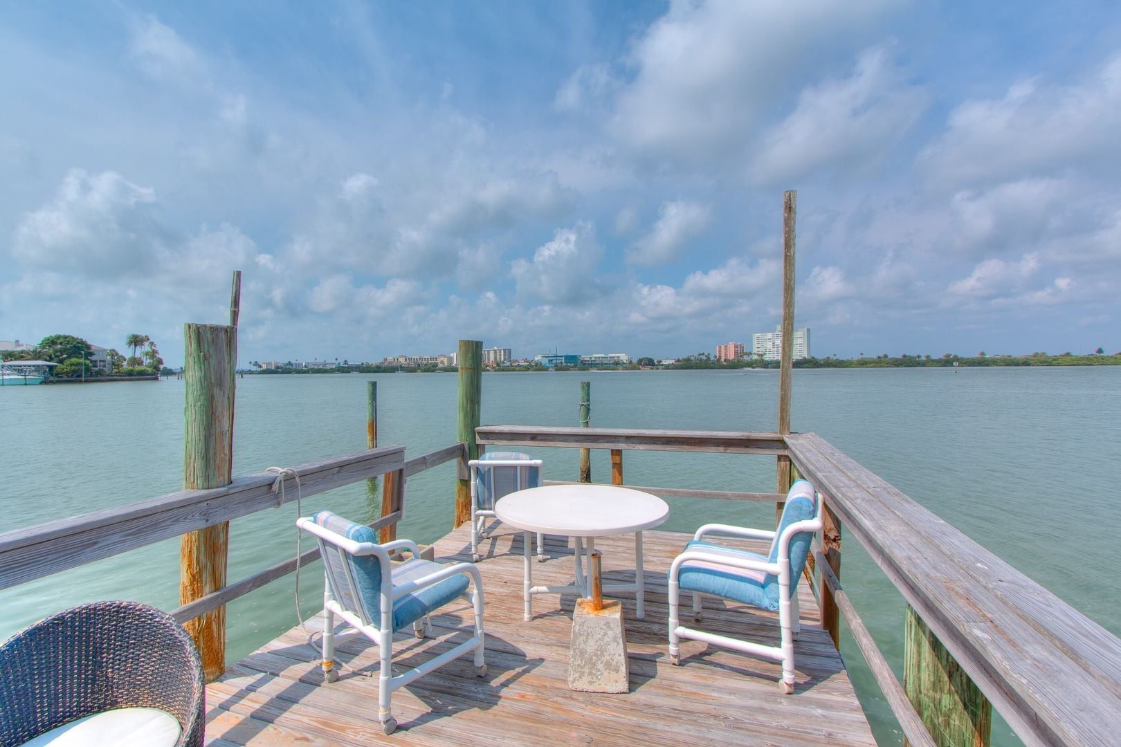Bay Watch 1: Enjoy the Waterfront Views All Day – Sip your morning coffee or evening wine on the patio while boats glide by and dolphins occasionally pop up in the water