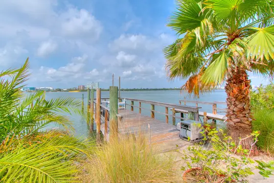 This peaceful retreat offers beautiful water views, coastal comfort, and the chance to spot dolphins and manatees right from the unit.