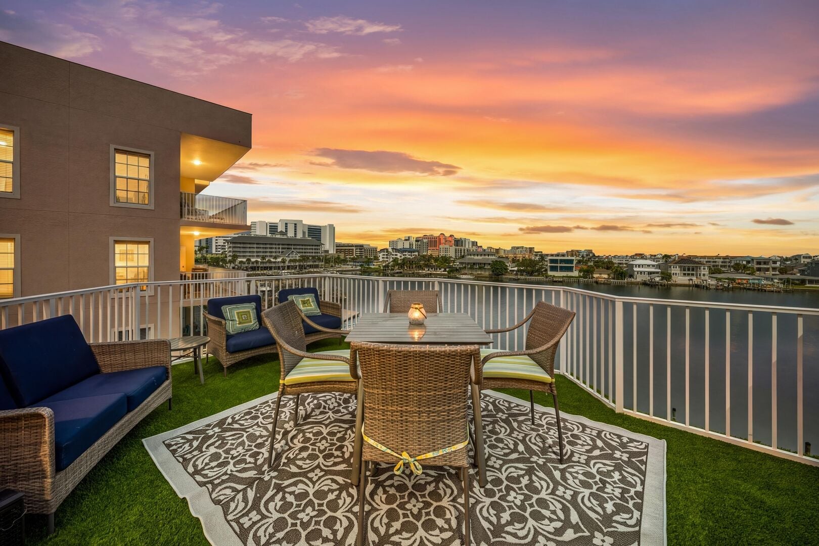 Bayway Luxury Waterfront Townhome: 620 Bayway Unit 1 ➠ Bayway Waterfront Townhome | Rooftop Deck • Heated Pool