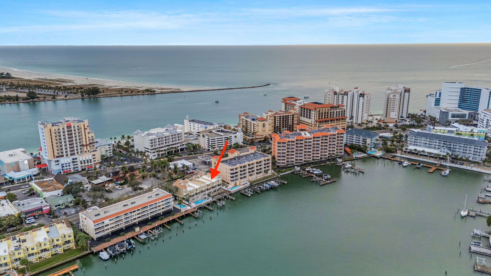 Bayway Luxury Waterfront Townhome: 620 Bayway Unit 1 ➠ Bayway Waterfront Townhome | Rooftop Deck • Heated Pool