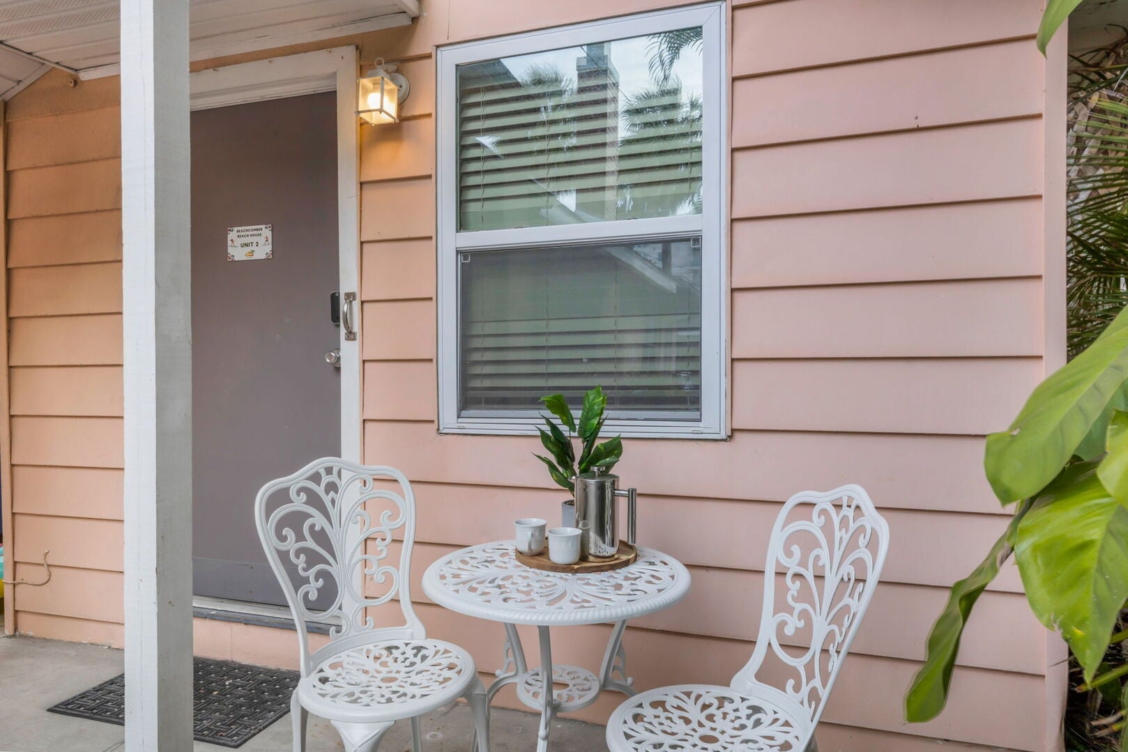 Beachcomber Casita: Enjoy your morning coffee with a beachside breeze