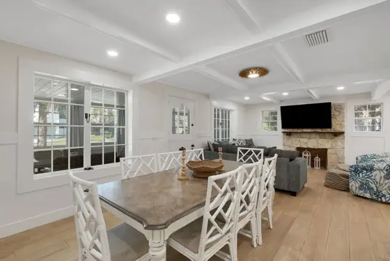 Gather the whole extended family at this sprawling 6-bedroom coastal estate, located in the uncrowded North Beach neighborhood of Clearwater.
