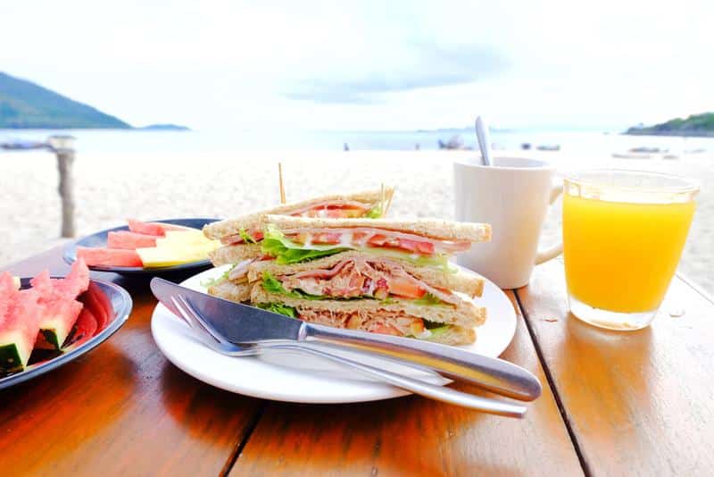 tuna sandwiches breakfast on the beach orig 1
