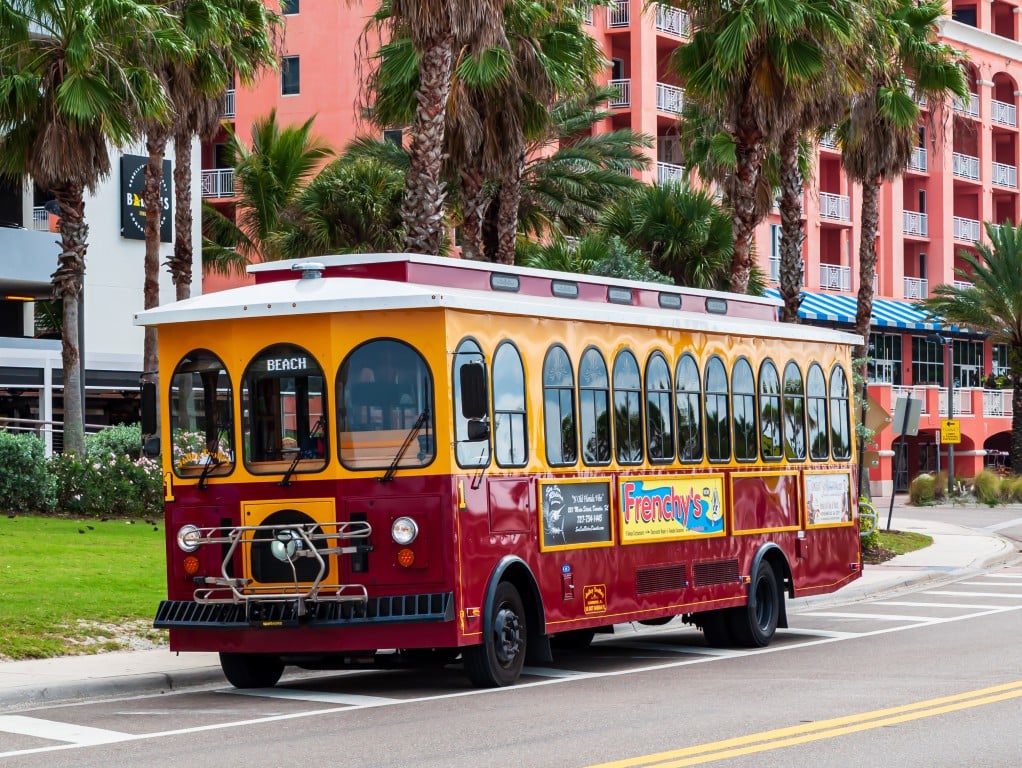 shutterstock jolley trolley clearwater beach