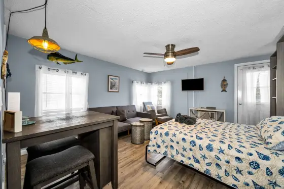 Studio, Queen-sized Murphy Bed