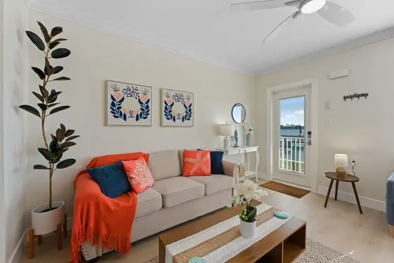 Living Room, Queen Sofa Sleeper